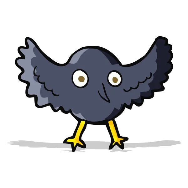 Cartoon crow — Stock vektor