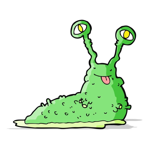 Cartoon gross slug — Stock Vector