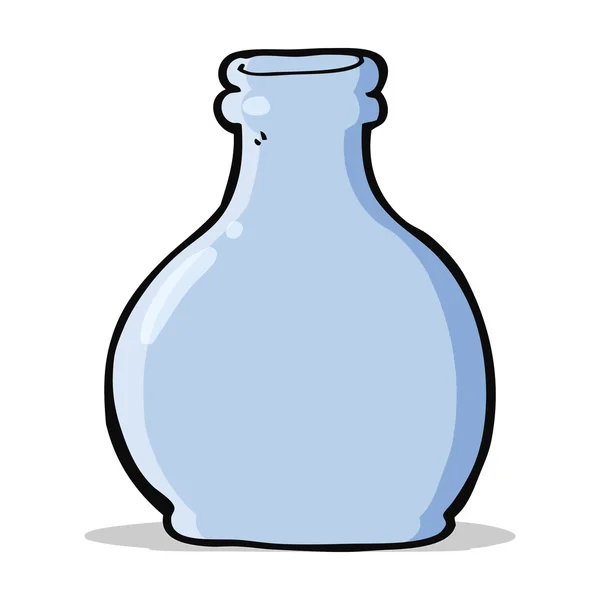 Karikatür eski cam vazo — Stok Vektör