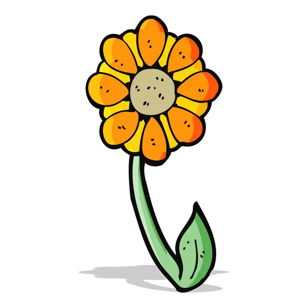 Flor de cartón — Vector de stock