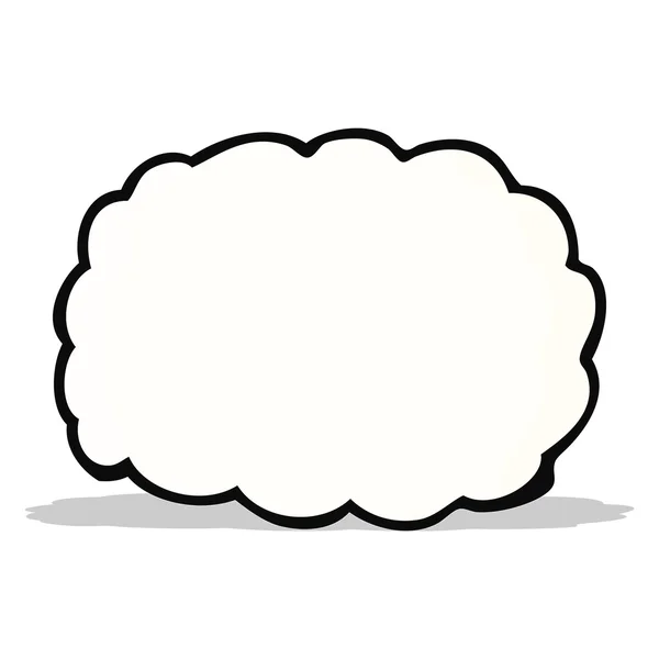 Karikatür bulut sembolü — Stok Vektör