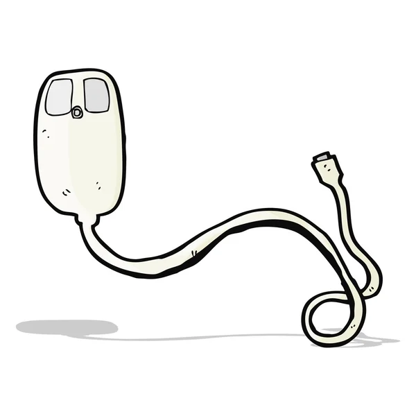Kreslený počítačová myš — Stockový vektor