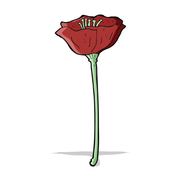 Cartoon coquelicot — Image vectorielle