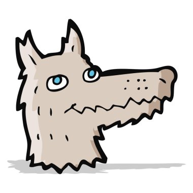 çizgi film kurt kafası