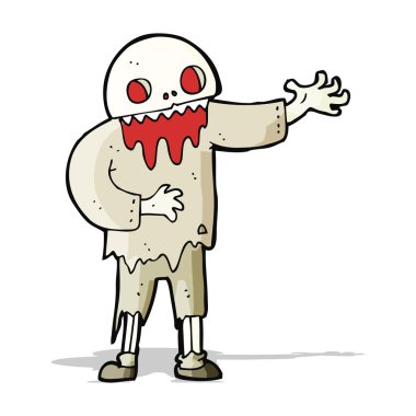 çizgi film korkunç zombi