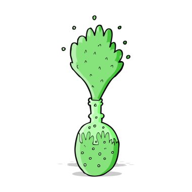 çizgi film explosing kimyasallar