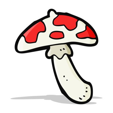 karikatür zehirli mantarı