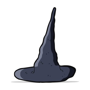 Çizgi film hayaleti cadı şapkası.