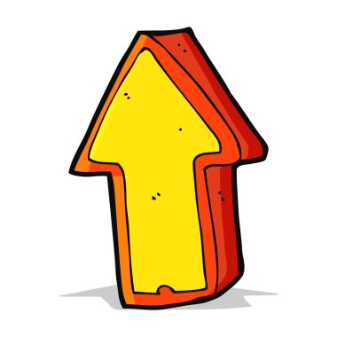 çizgi film ok simgesi