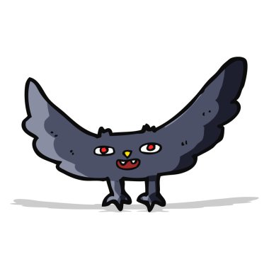 Çizgi filmdeki korkunç vampir yarasa