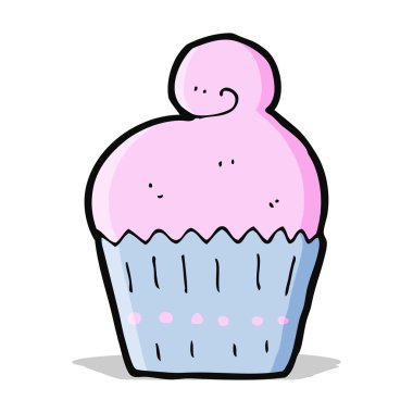 karikatür cupcake