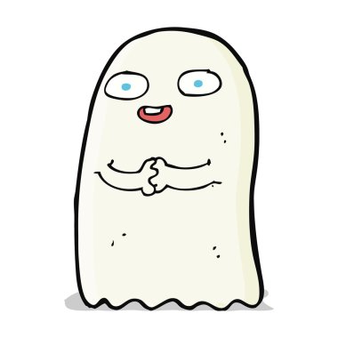 komik karikatür hayalet