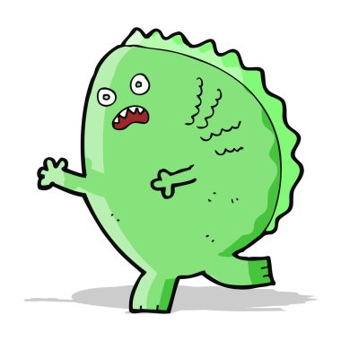 çizgi film canavarı