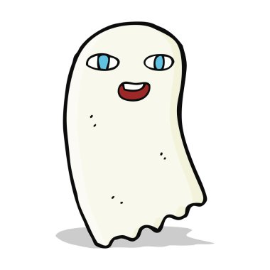komik karikatür hayalet