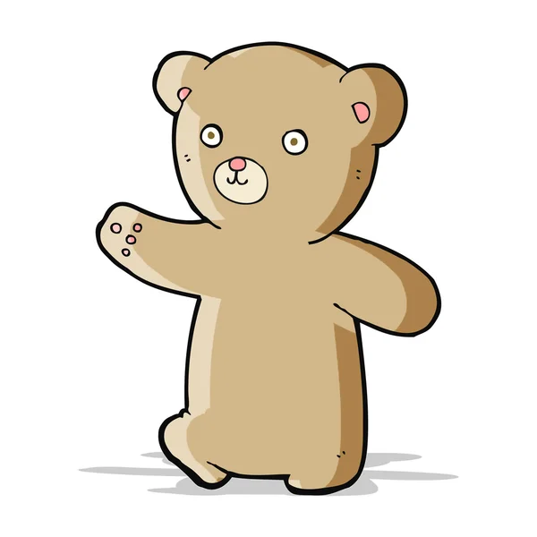 Cartoon teddy bear — Stockvector