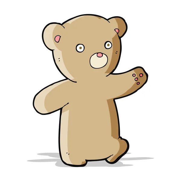 Cartoon teddy bear — Stockvector