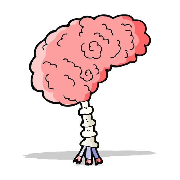 Cerveau de dessin animé — Image vectorielle