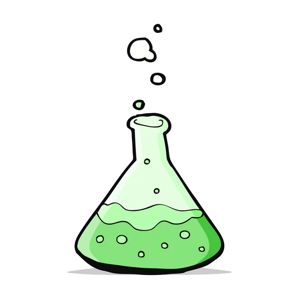 Cartoon science chemicals — Stock Vector
