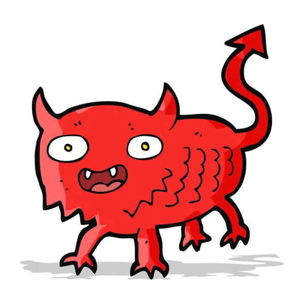 Kreslený malý démon — Stockový vektor