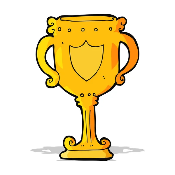 Cartoon trophy — Stock Vector