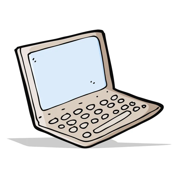 Komputer kreskówka laptop — Wektor stockowy