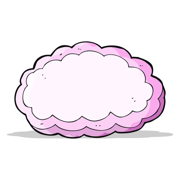Διακοσμητικά σύννεφο κινουμένων σχεδίων — Διανυσματικό Αρχείο