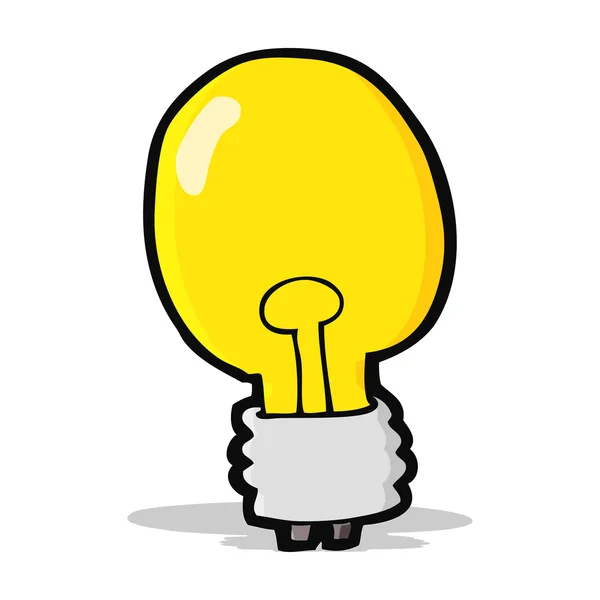 Cartoon elektrisk lampa — Stock vektor