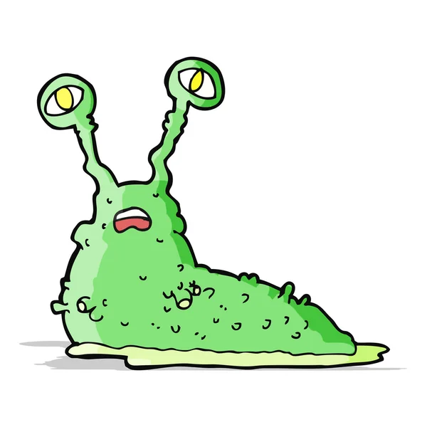 Cartoon gross slug — ストックベクタ