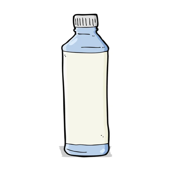 Dibujos animados botella de agua — Vector de stock