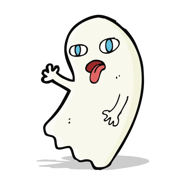 Grappige cartoon ghost — Stockvector