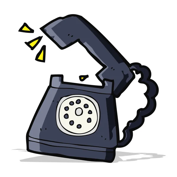 Telefono di squillo del fumetto — Vettoriale Stock