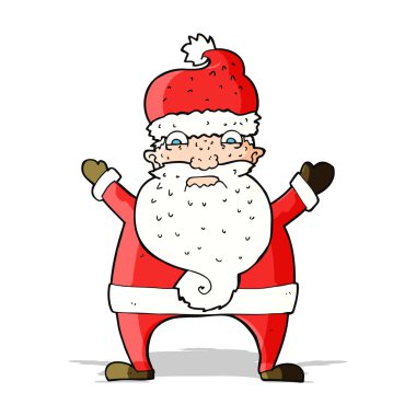 Çizgi film Noel Baba 'yı strese soktu.