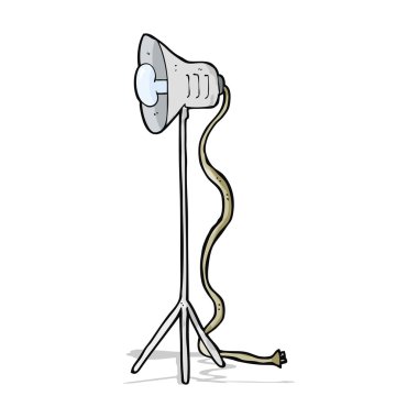 karikatür fotoğraf stüdyosu lambası