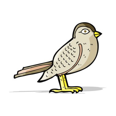 karikatür Bahçe kuş