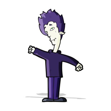 çizgi film vampire adam