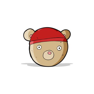 karikatür ayıcık şapka