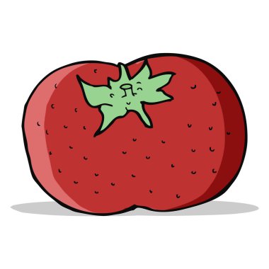 karikatür domates