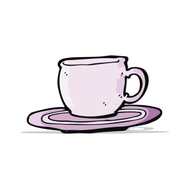 karikatür çay bardağı