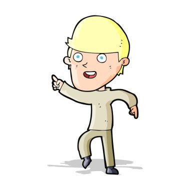 mutlu bir adam çizgi film