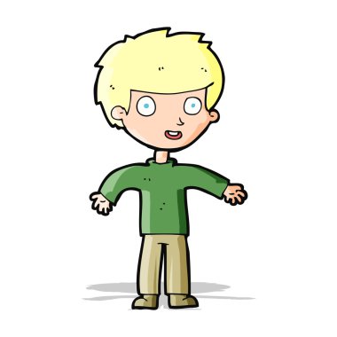 mutlu bir adam çizgi film