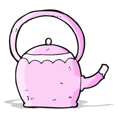 karikatür çaydanlık