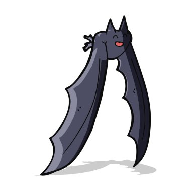 karikatür uçan yarasa