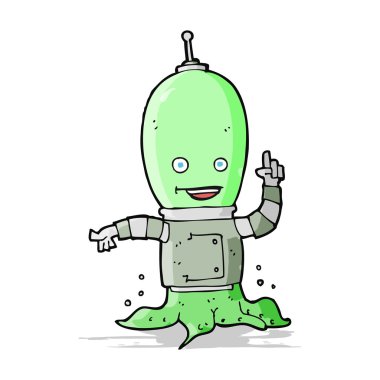 çizgi film uzaylı uzay adamı