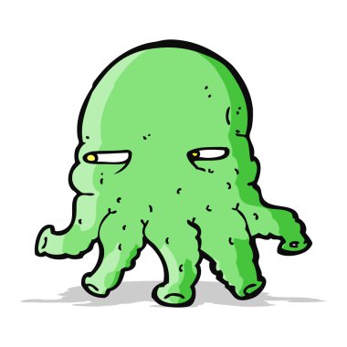 çizgi film uzaylı yüzü