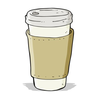 taza de café de la historieta