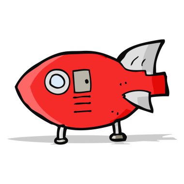 çizgi film uzay roketi