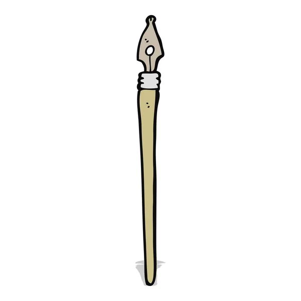 Kreslený inkoustové pero — Stockový vektor