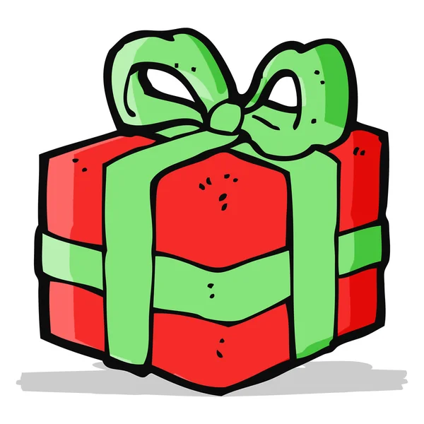 Cartoon kerstcadeau — Stockvector