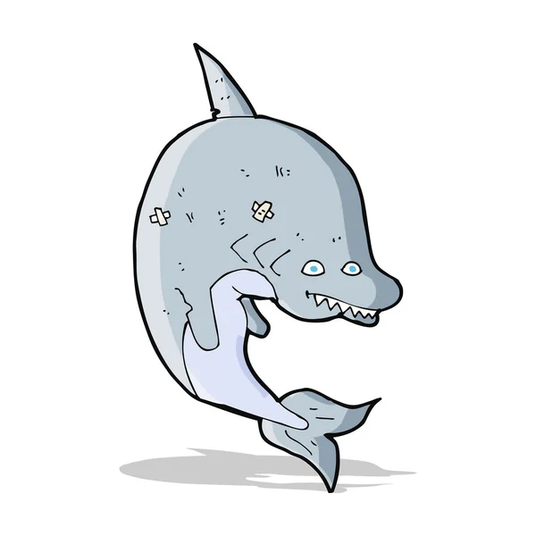 Requin de bande dessinée — Image vectorielle