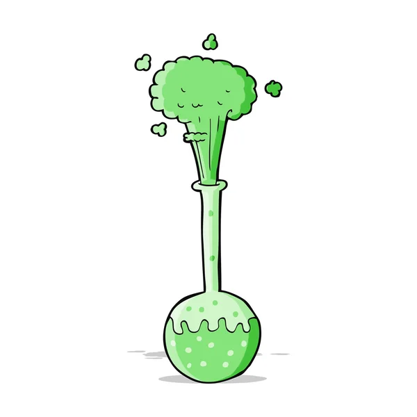 Experimento de ciencia de dibujos animados — Vector de stock